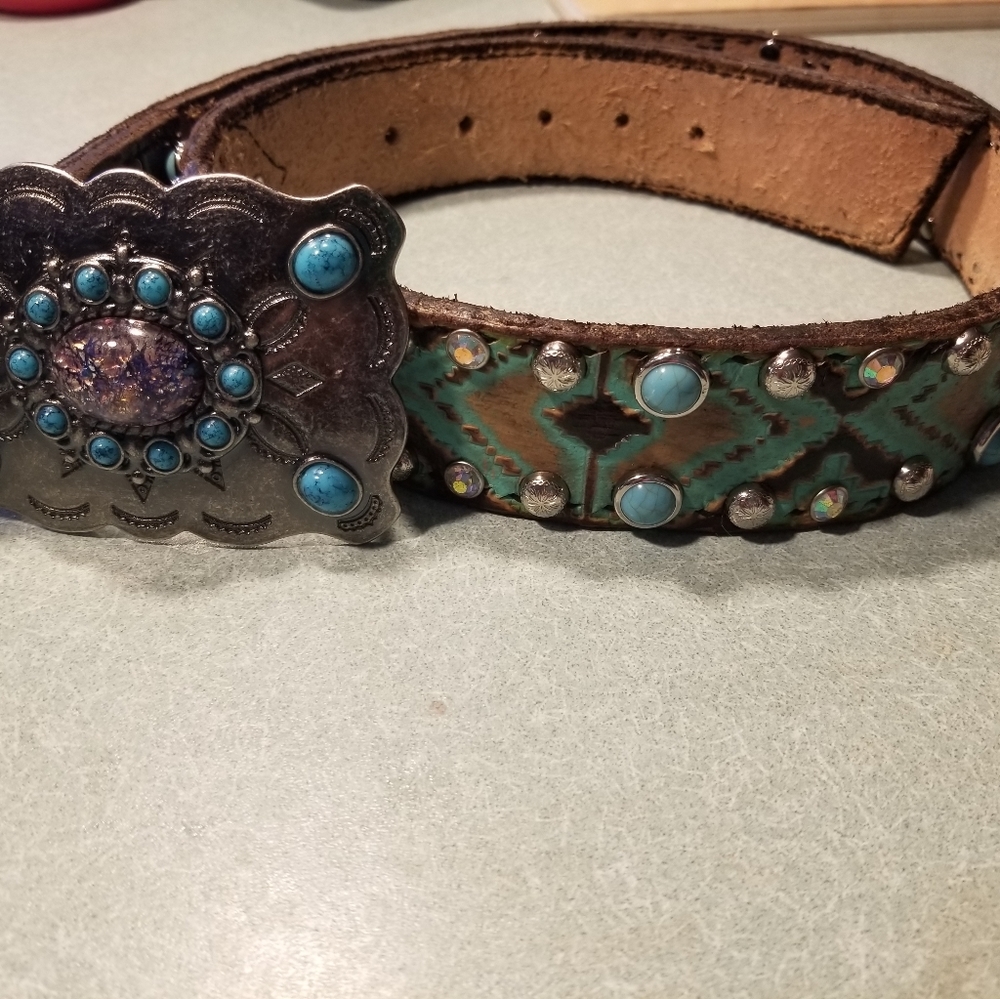 Custom bling belt